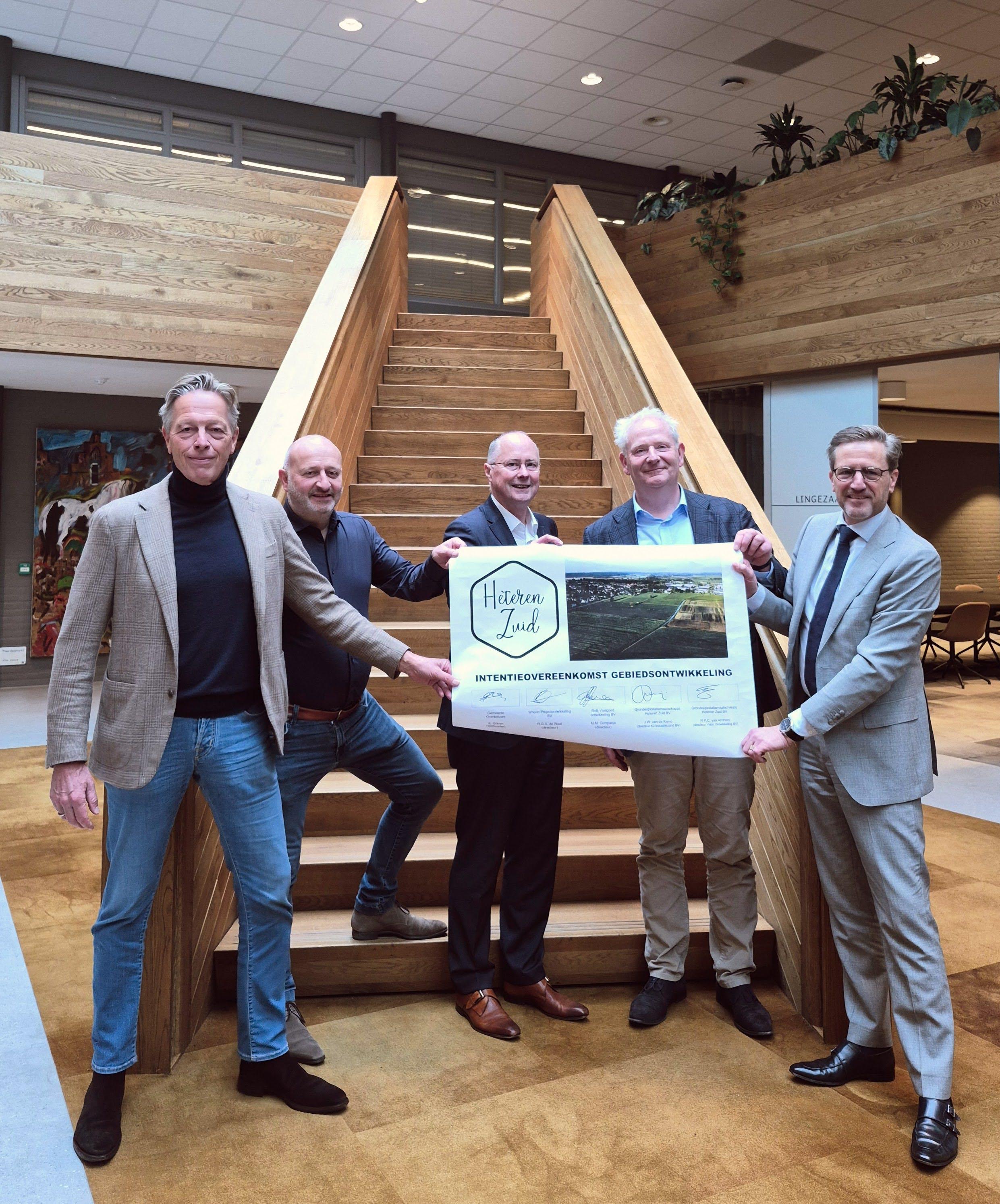 Ondertekening intentieovereenkomst woningbouw Heteren-Zuid